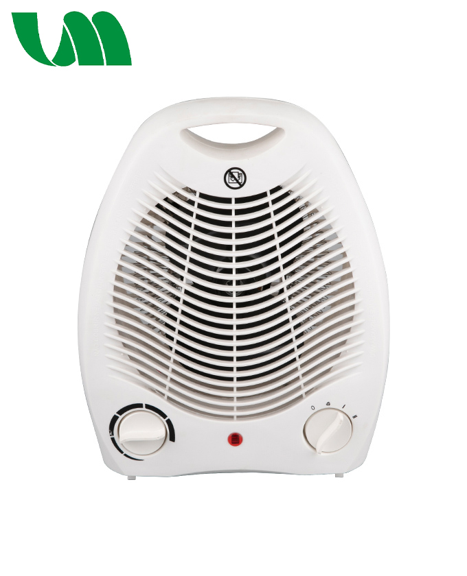 Fan room heater with white color