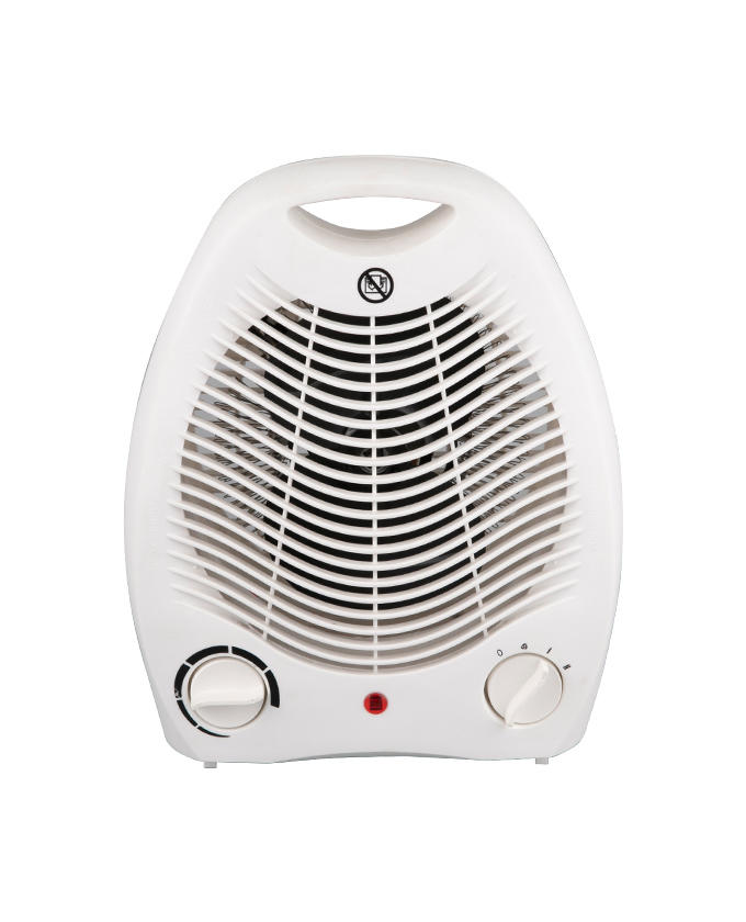 Fan room heater with white color